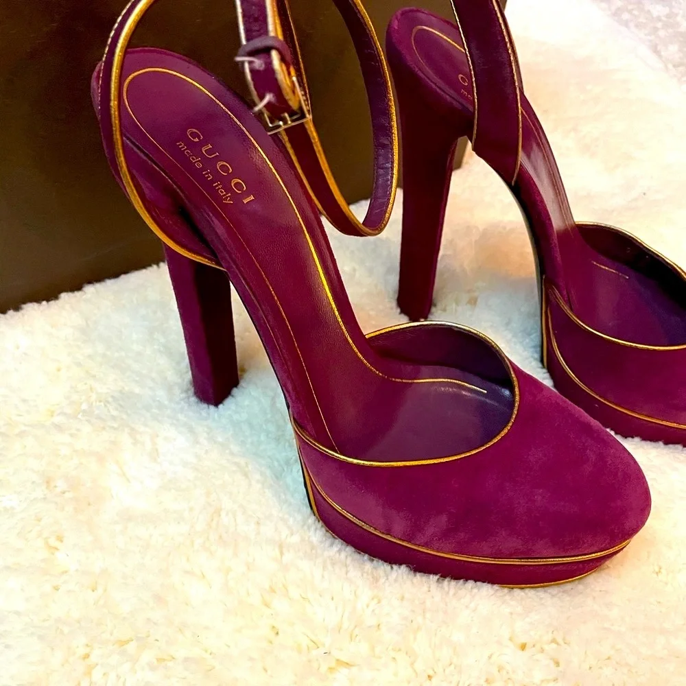 Authentic Pre-owned Gucci Huston Mary Jane Pumps - Picture 4 of 7